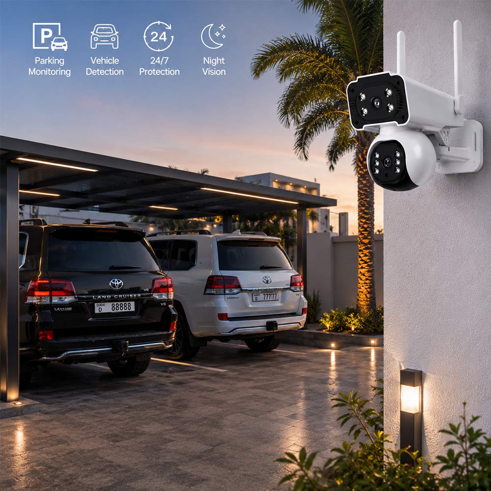 Dual-Lens WiFi PTZ Security Camera: Wireless Dual-Lens PTZ Camera, AI Dual-Lens Outdoor WiFi Camera, Dual-Lens Smart Security Camera, WiFi PTZ Camera with Dual-Lens Monitoring, Full-Color Night Vision, AI Motion Tracking, Security Camera for Villa Dual-Lens WiFi PTZ Security Camera: Wireless Dual-Lens PTZ Camera, AI Dual-Lens Outdoor WiFi Camera, Dual-Lens Smart Security Camera, WiFi PTZ Camera with Dual-Lens Monitoring, Full-Color Night Vision, AI Motion Tracking, Security Camera for Villa