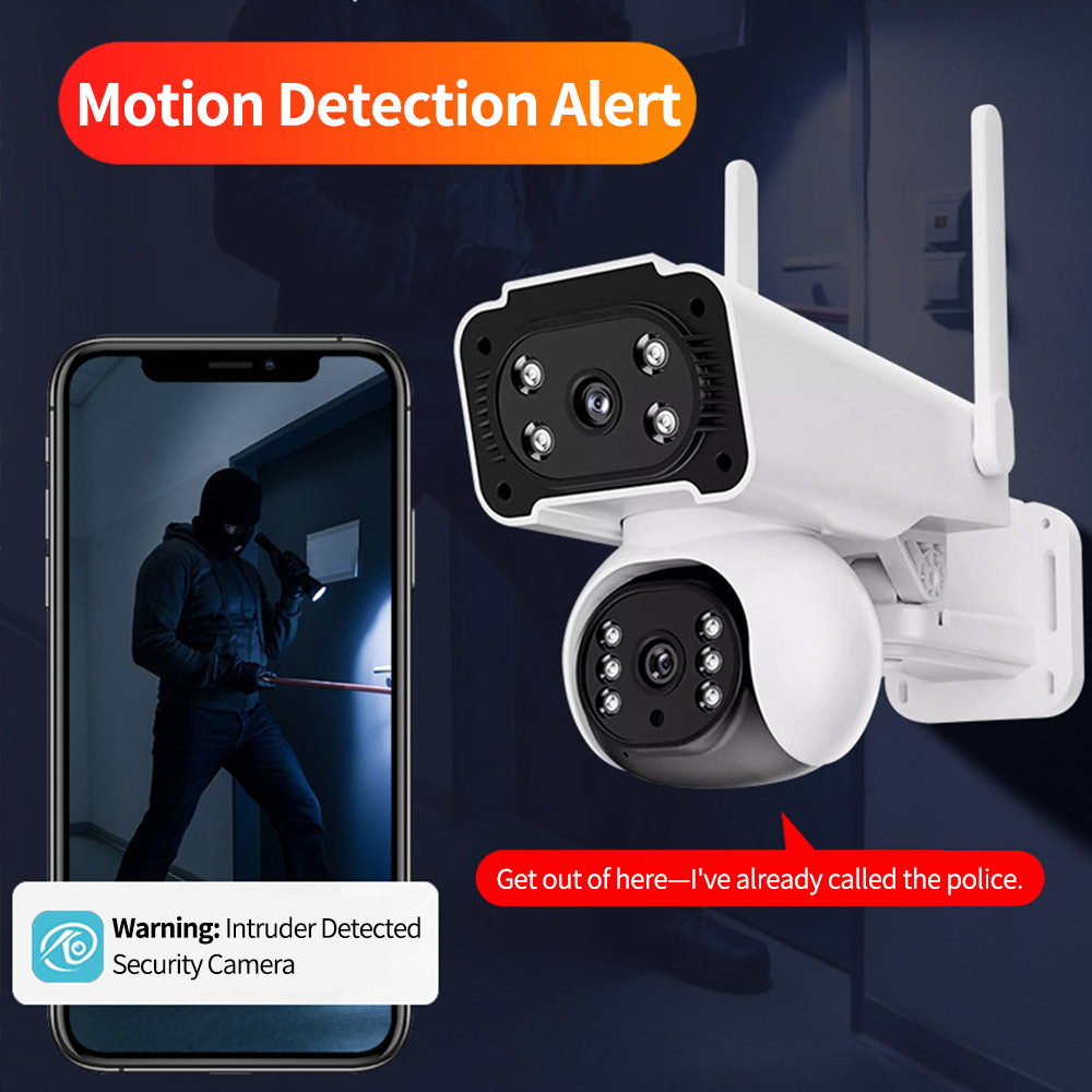 Dual-Lens WiFi PTZ Security Camera: Wireless Dual-Lens PTZ Camera, AI Dual-Lens Outdoor WiFi Camera, Dual-Lens Smart Security Camera, WiFi PTZ Camera with Dual-Lens Monitoring, Full-Color Night Vision, AI Motion Tracking, Security Camera for Villa Dual-Lens WiFi PTZ Security Camera: Wireless Dual-Lens PTZ Camera, AI Dual-Lens Outdoor WiFi Camera, Dual-Lens Smart Security Camera, WiFi PTZ Camera with Dual-Lens Monitoring, Full-Color Night Vision, AI Motion Tracking, Security Camera for Villa