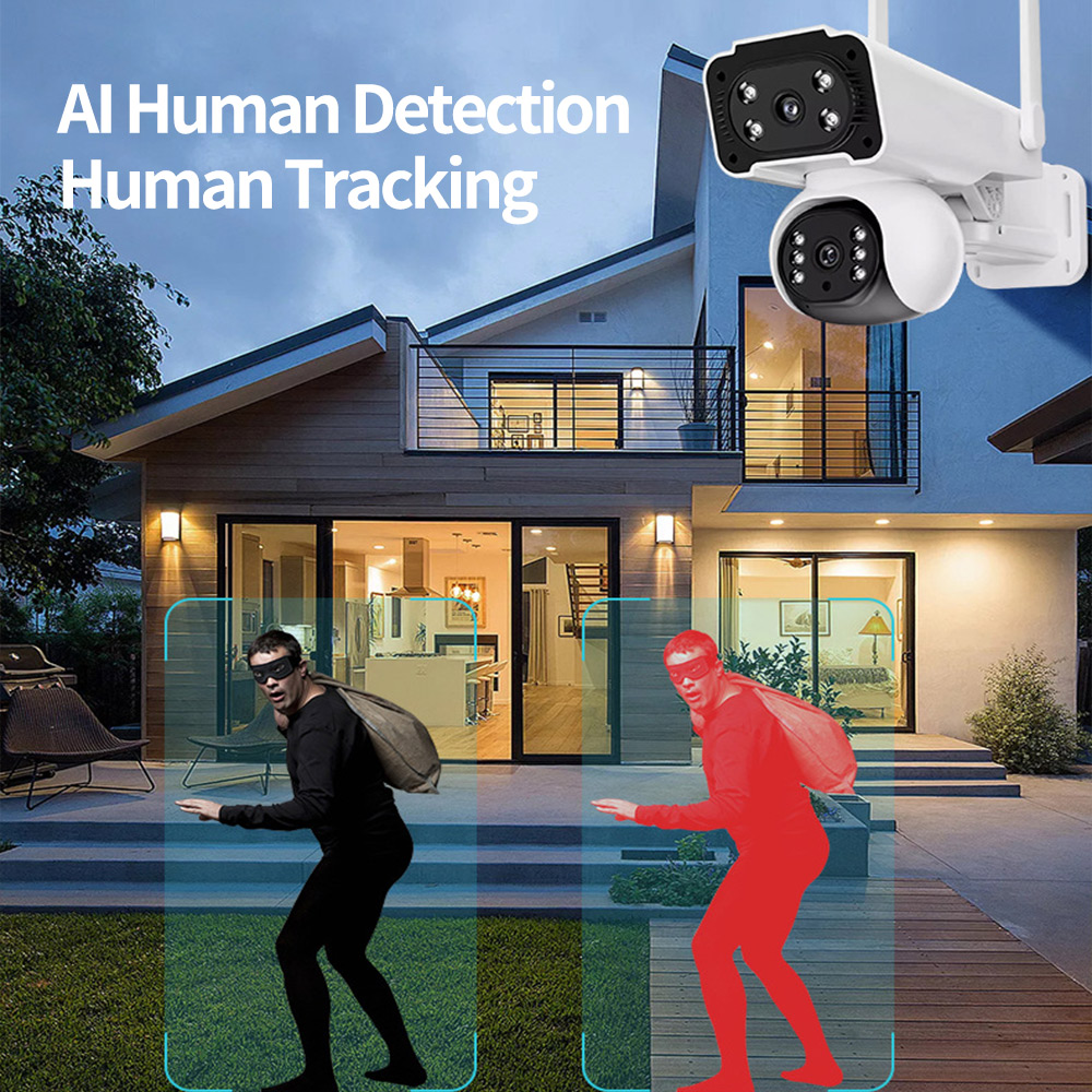 Dual-Lens WiFi PTZ Security Camera: Wireless Dual-Lens PTZ Camera, AI Dual-Lens Outdoor WiFi Camera, Dual-Lens Smart Security Camera, WiFi PTZ Camera with Dual-Lens Monitoring, Full-Color Night Vision, AI Motion Tracking, Security Camera for Villa Dual-Lens WiFi PTZ Security Camera: Wireless Dual-Lens PTZ Camera, AI Dual-Lens Outdoor WiFi Camera, Dual-Lens Smart Security Camera, WiFi PTZ Camera with Dual-Lens Monitoring, Full-Color Night Vision, AI Motion Tracking, Security Camera for Villa