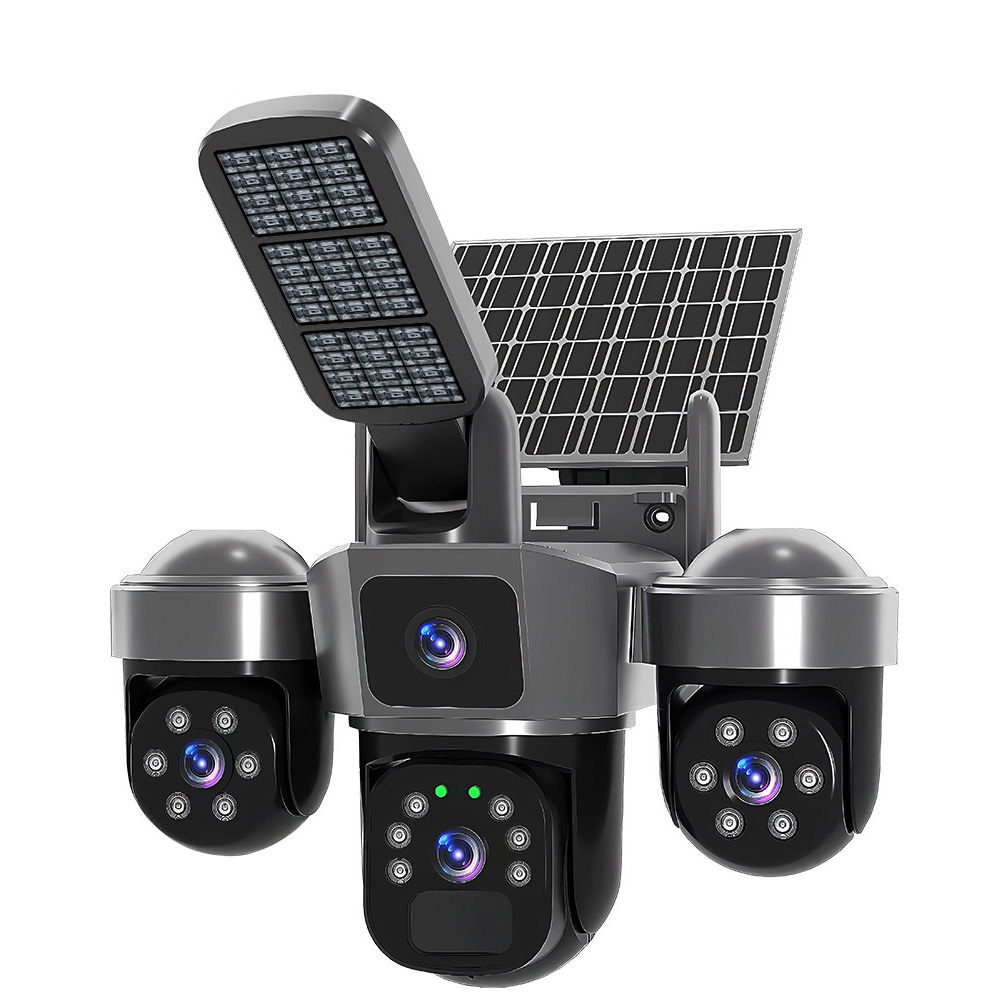 Solar-Powered-3-Lens-Security-Camera-with-LED-Street-Light--1