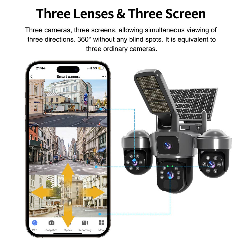 Solar-Powered-3-Lens-Security-Camera-with-LED-Street-Light--3