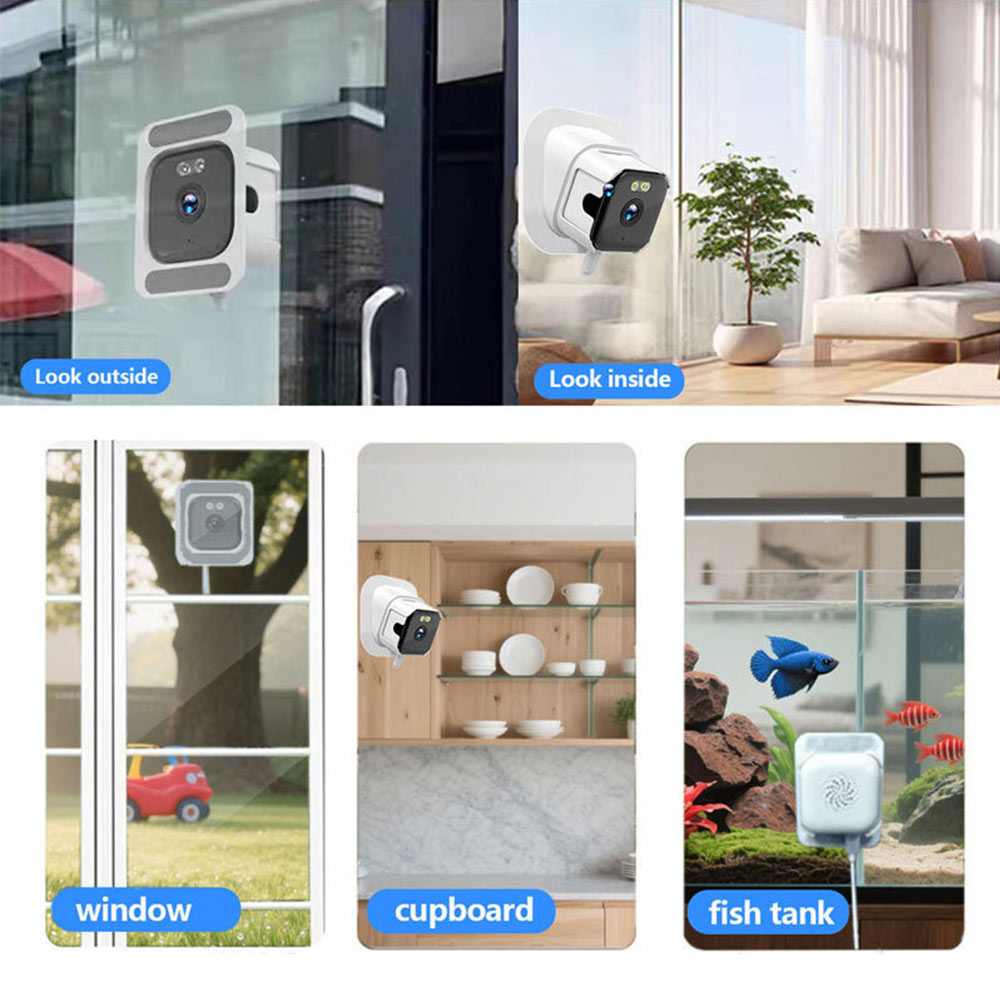 WiFi Window Security Camera: Window Security Camera, Window-mounted WiFi Camera, No Drill Security Camera, Adhesive Window Camera, Punching-free installation, Full-Color Night Vision, Human Detection, Suitable for Doors, Windows, Offices, Fish Tank WiFi Window Security Camera: Window Security Camera, Window-mounted WiFi Camera, No Drill Security Camera, Adhesive Window Camera, Punching-free installation, Full-Color Night Vision, Human Detection, Suitable for Doors, Windows, Offices, Fish Tank
